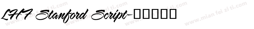 LHF Stanford Script字体转换